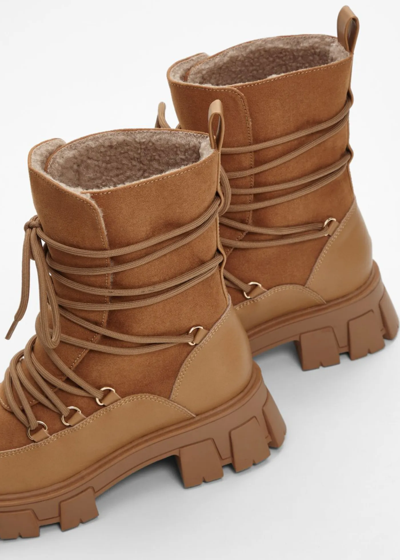 Mujer bonprix bonprix Botas forradas con cordones