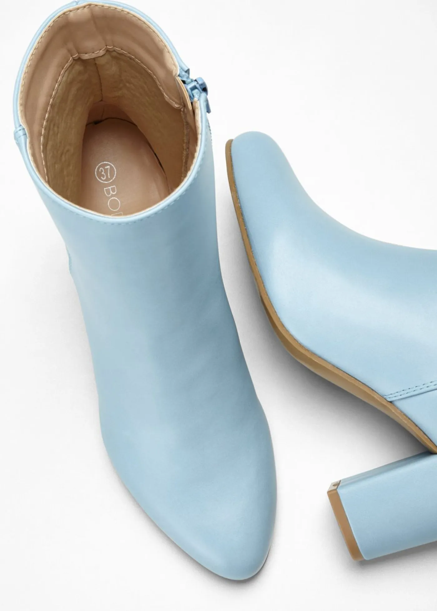 bonprix bonprix Tendencias·Zapatos Veganos|Botines>Botines azul pálido