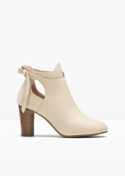 bonprix bonprix Tendencias·Zapatos Veganos|Botines>Botines con aberturas Beige