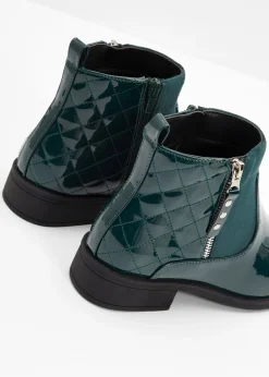 Mujer bonprix bonprix Botines con aspecto de charol