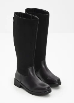 bonprix bonprix Botas>Botines de caña ancha Negro
