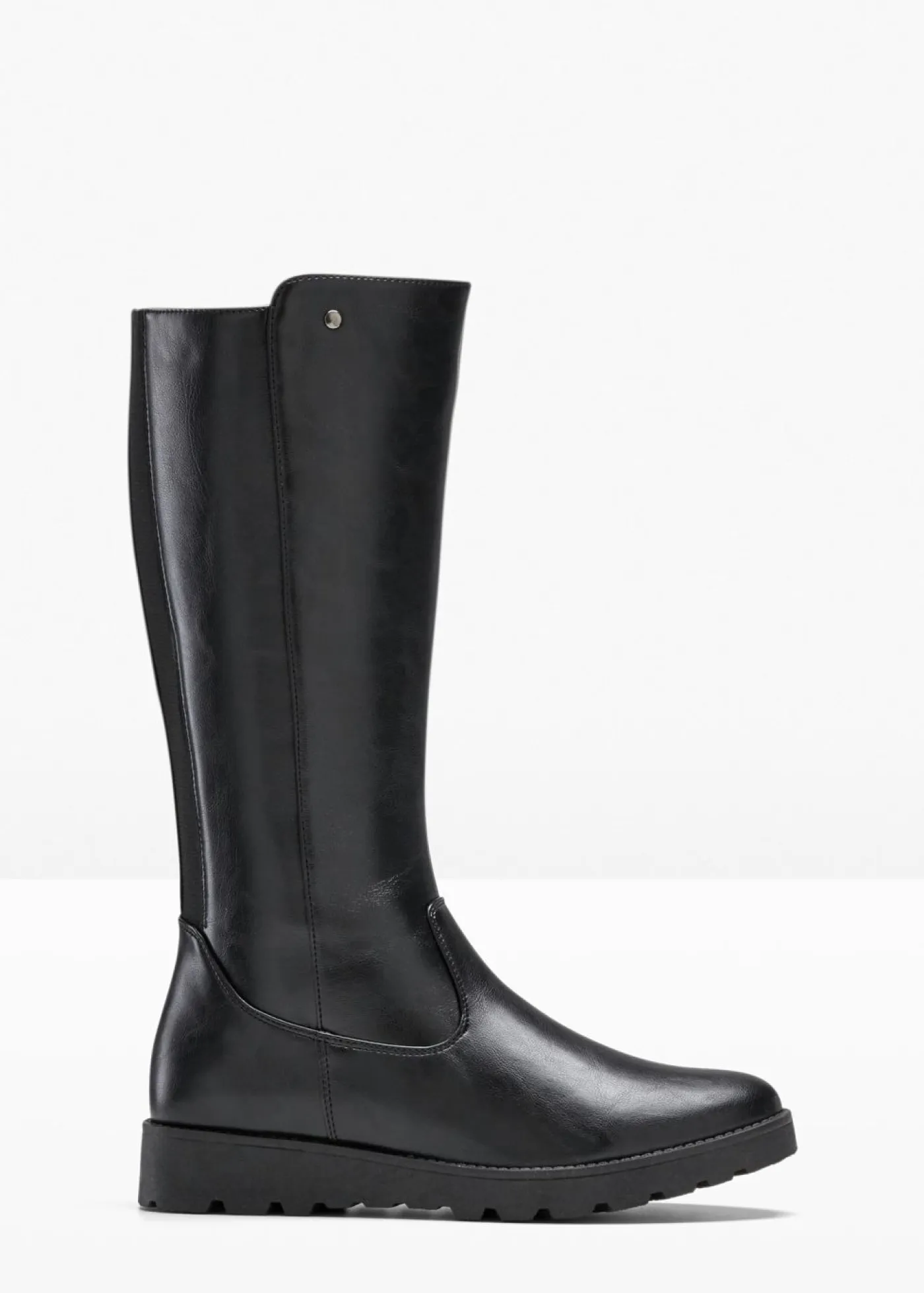 bonprix bonprix Tendencias·Zapatos Veganos|Botas>Botines de caña ancha Negro