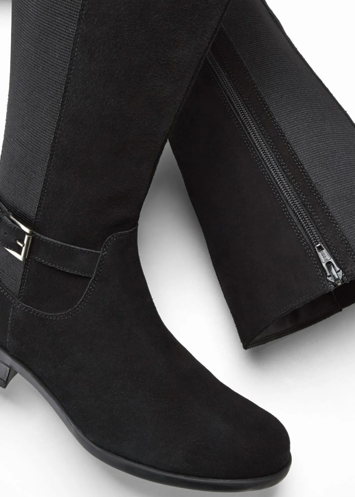 Mujer bonprix bonprix Botines de caña ancha de cuero