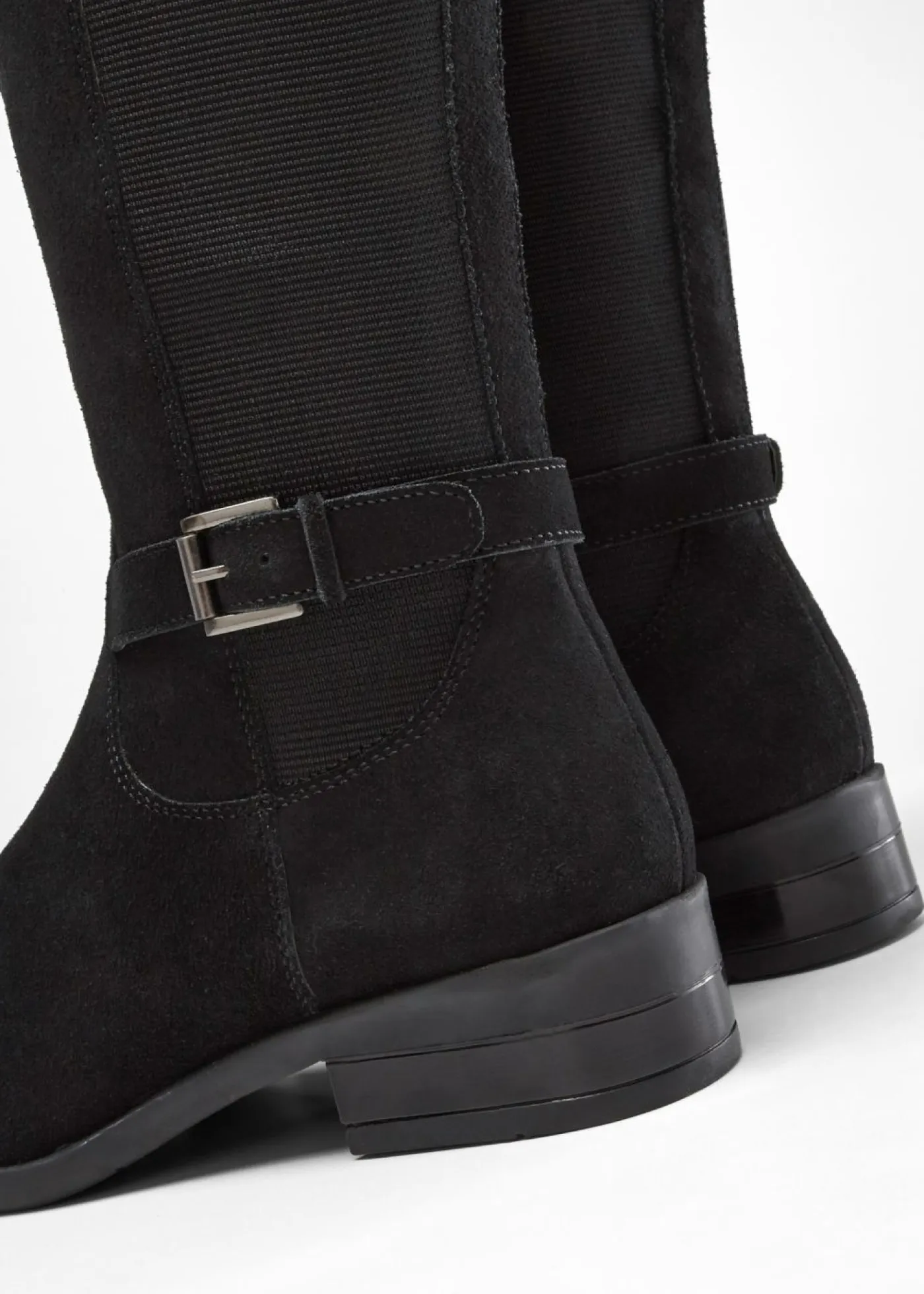 Mujer bonprix bonprix Botines de caña ancha de cuero