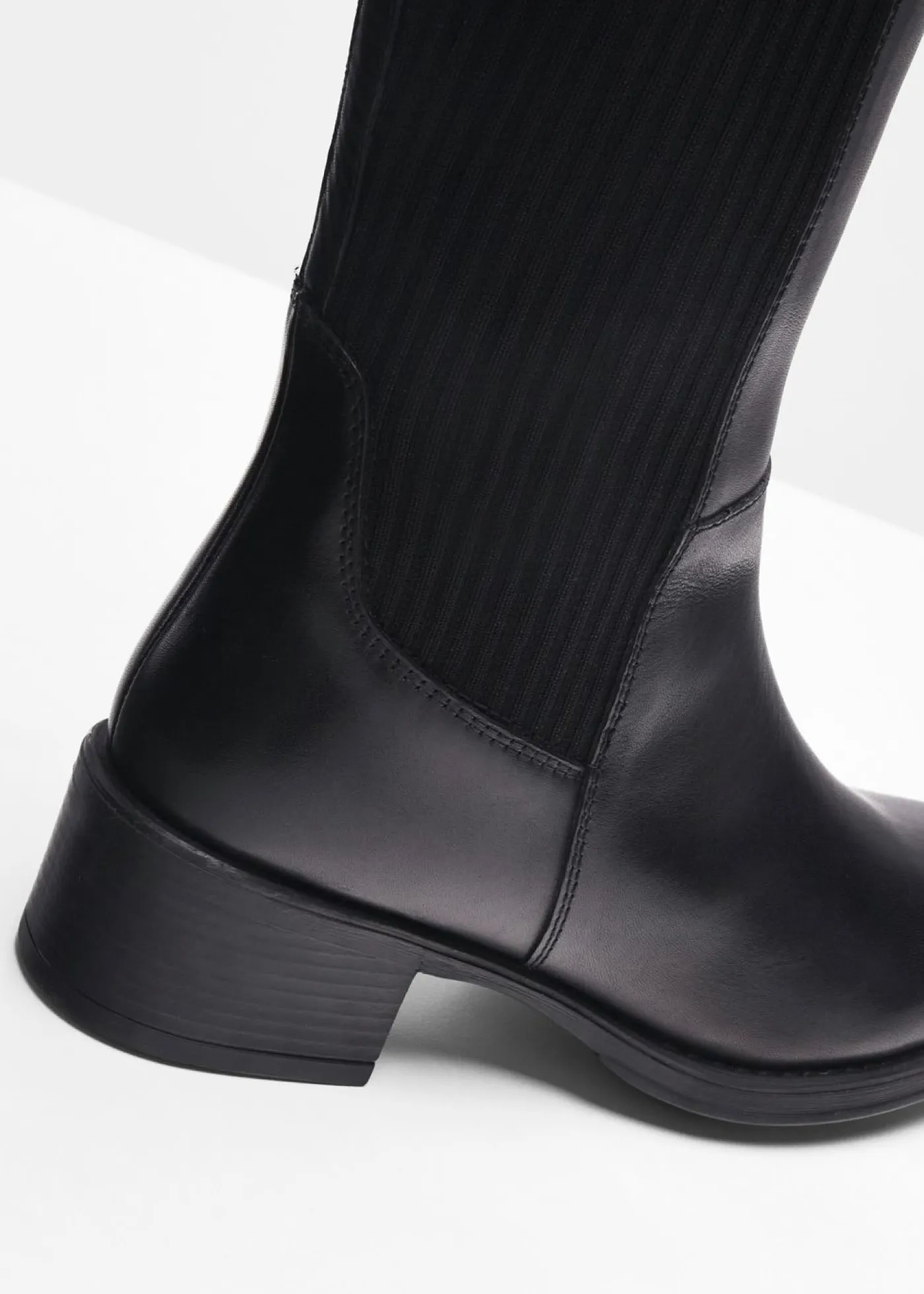 bonprix bonprix Botas De Pelo|Botas>Botines de cuero Negro