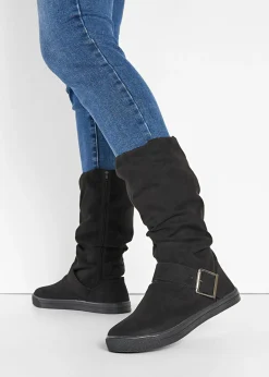 bonprix bonprix Tendencias·Zapatos Veganos|Botas De Pelo>Botines de invierno Negro