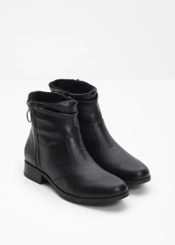 bonprix Rieker Zapatos De Marca·Rieker|Botas De Pelo>Botines de Rieker Negro