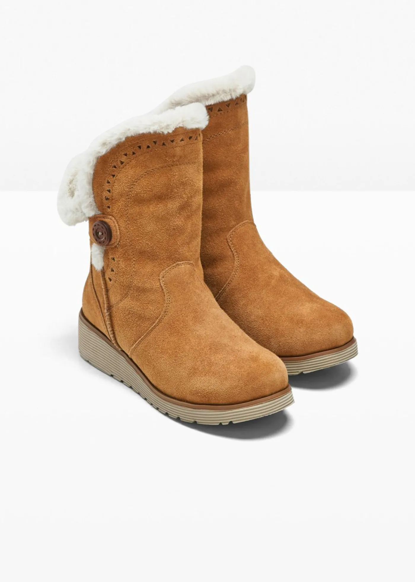 bonprix Skechers Zapatos De Marca·Skechers|Botas De Pelo>Botines de Skechers Marrón claro