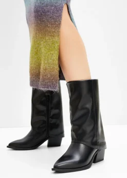 bonprix bonprix Tendencias·Zapatos Veganos|Botas>Botines vaqueros Negro