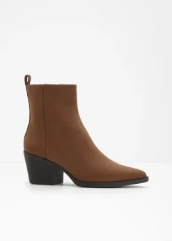 bonprix bonprix Botines>Botín tipo cowboy Caramelo