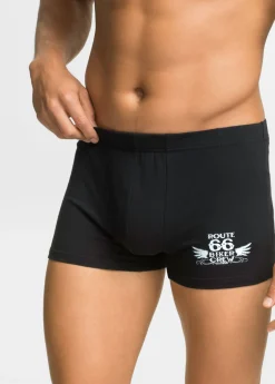 bonprix bonprix Bóxers|Ropa Interior·Bóxers>Boxers ajustados de algodón (3 unidades) Negro/gris plata