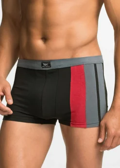 bonprix bonprix Bóxers|Ropa Interior·Bóxers>Boxers ajustados de algodón (3 unidades) Negro-gris