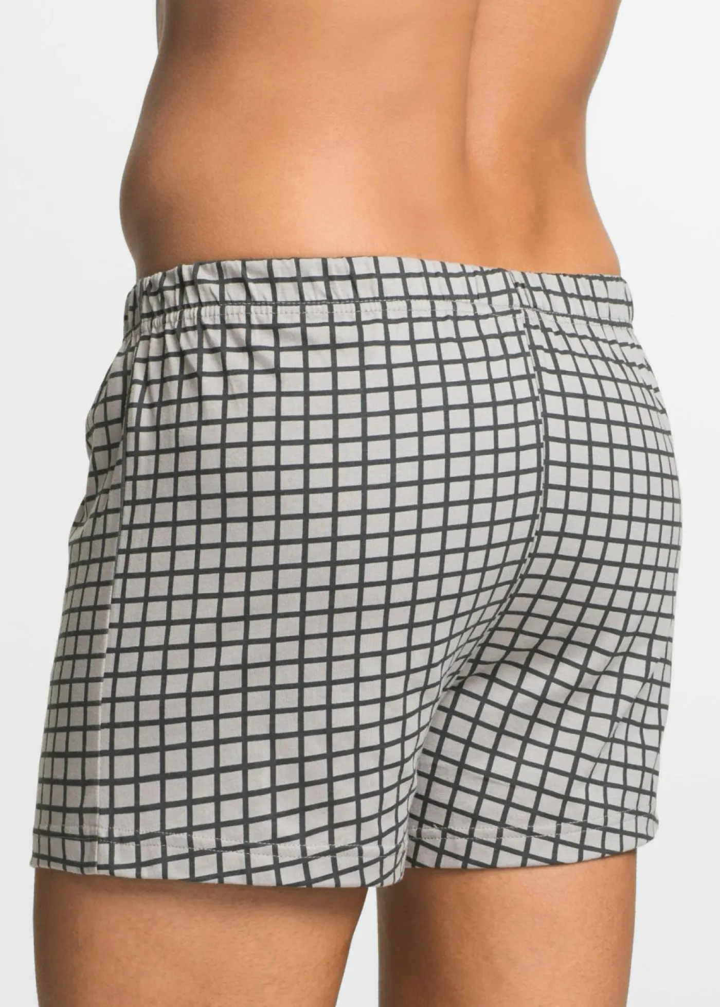 bonprix bonprix Bóxers|Ropa Interior·Bóxers>Boxers holgado de punto de algodón (3 unidades) gris-antracita