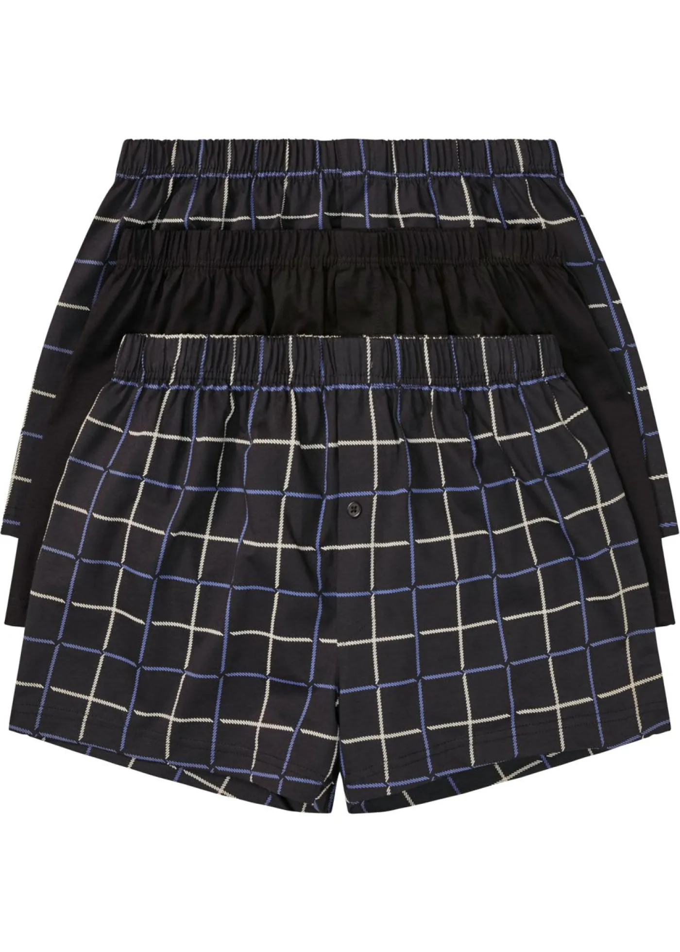 Hombre bonprix bonprix Boxers holgado de punto de algodón (3 unidades)