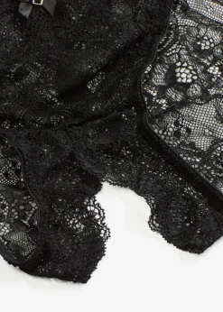 bonprix bonprix Lencería Sexy>Braga con abertura Negro