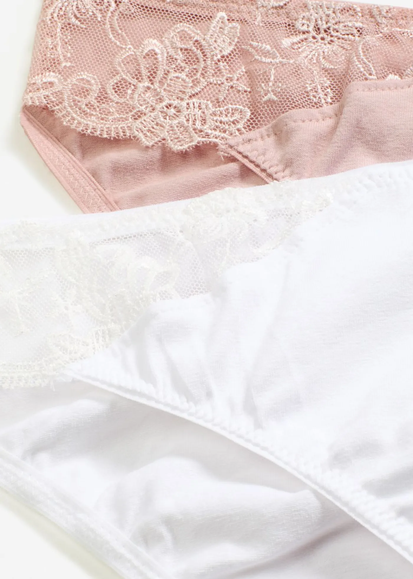 Mujer bonprix bonprix Braga con encaje (4 unidades)