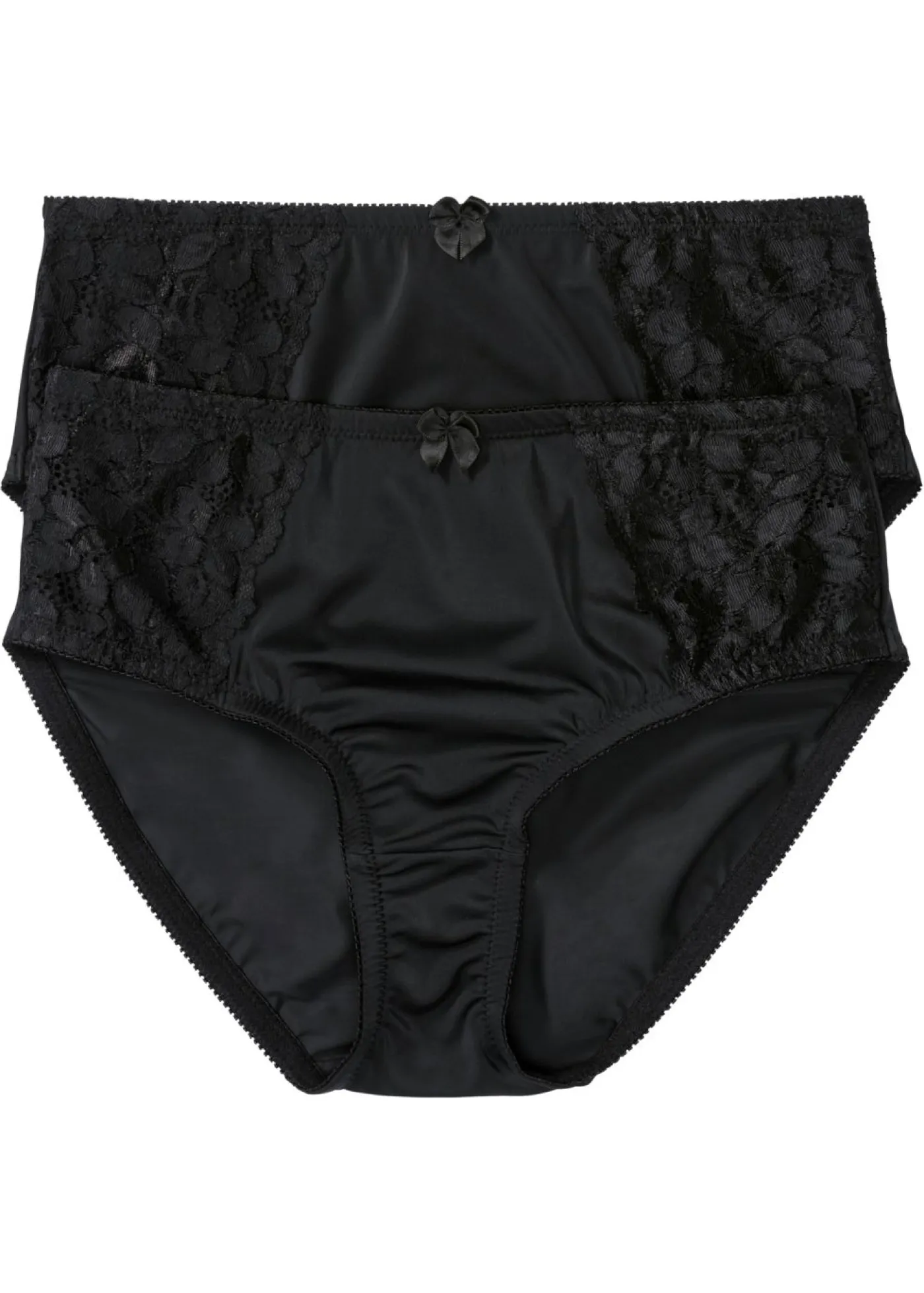 Mujer bonprix bonprix Braga con encaje delicado (2 unidades)