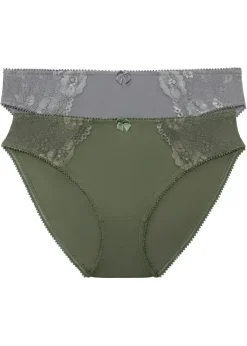 Mujer bonprix bonprix Braga con encaje delicado (2 unidades)