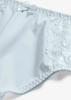 bonprix bonprix Bragas>Braga con encaje delicado (2 unidades) Azul crema + azul crema