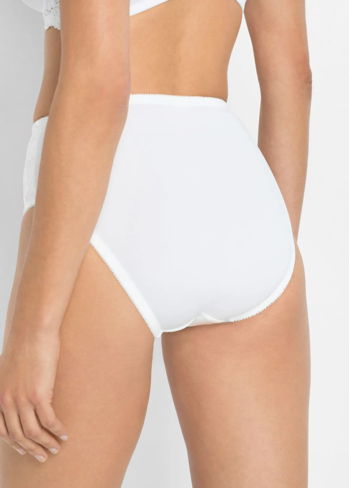 Mujer bonprix bonprix Braga con encaje delicado (2 unidades)