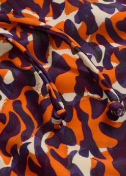 bonprix bonprix Conjuntos De Traje De Baño|Tankinis>Braga de bikini con detalle de cordón estampado leo púrpura-marrón claro