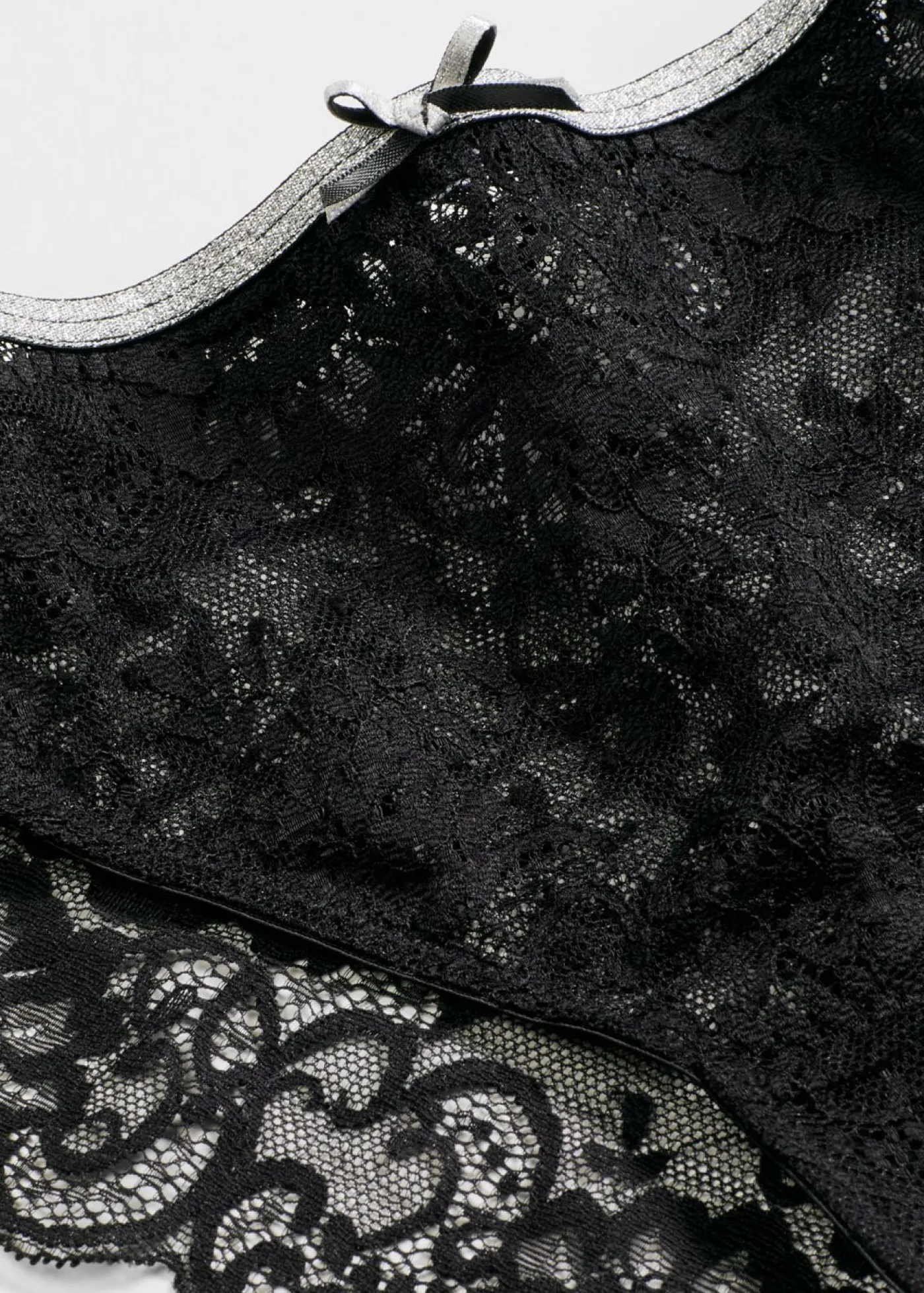 bonprix bonprix Lencería|Bragas>Braga de poliamida reciclada Negro-plata