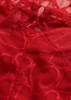 Mujer bonprix bonprix Braga de talle alto con encaje de corazones