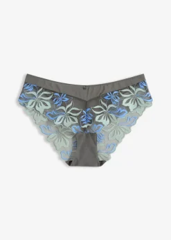 bonprix bonprix Lencería|Bragas>Braga hipster con bordado delicado azul provenzal