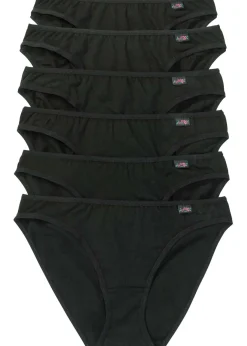 bonprix bonprix Ropa Interior De Algodón|Básicos>Bragas (6 unidades) Negro
