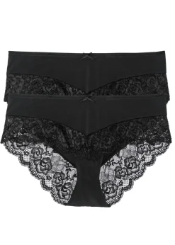 bonprix bonprix Lencería|Bragas>Braguita (2 unidades) Negro