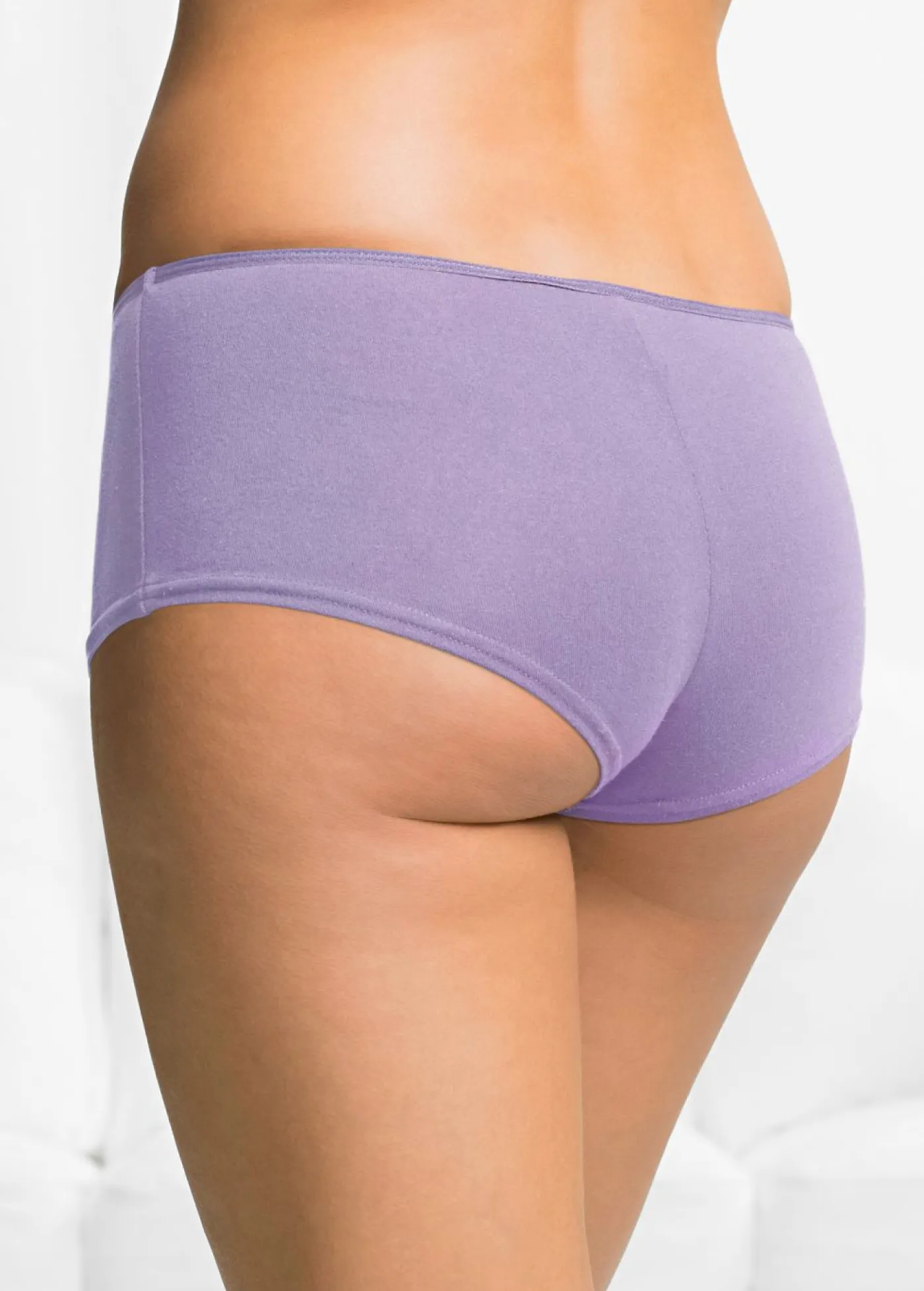 bonprix bonprix Ropa Interior De Algodón|Básicos>Braguita (5 unidades) Lila oscuro/lila/violeta