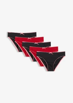 Mujer bonprix bonprix Braguita con aspecto de corazón (5 unidades)