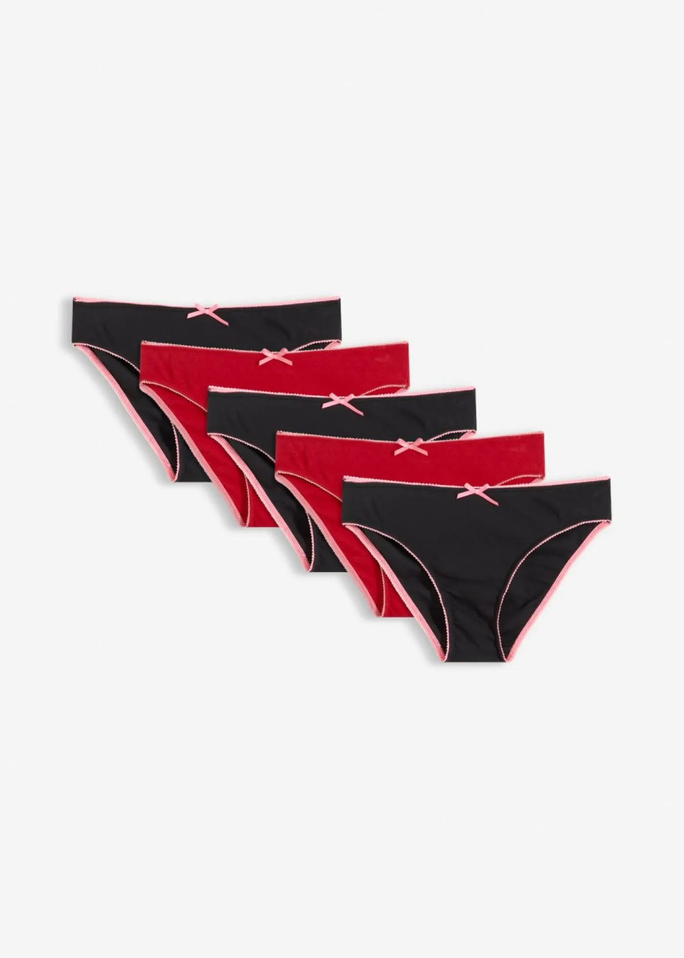 Mujer bonprix bonprix Braguita con aspecto de corazón (5 unidades)