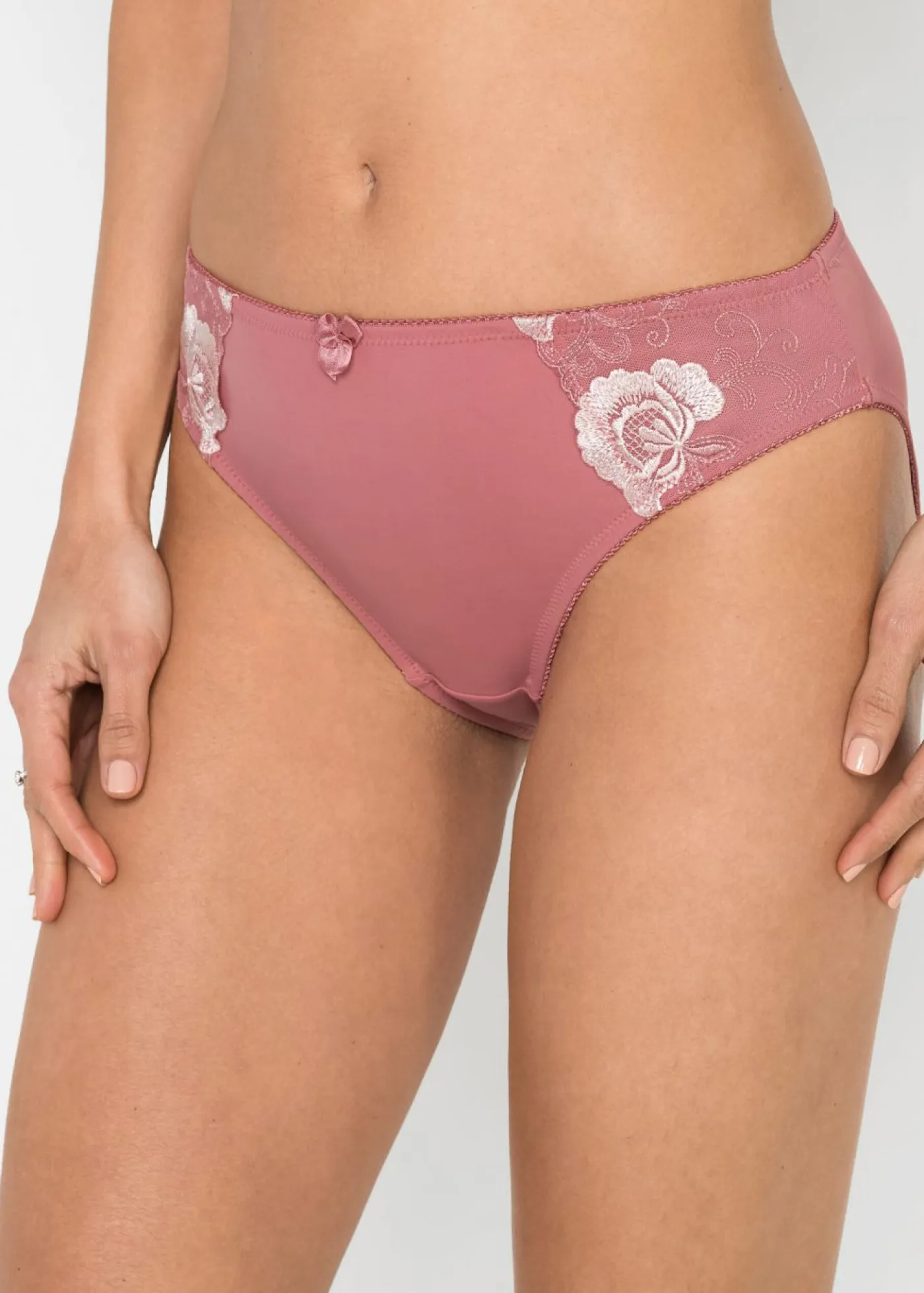 Mujer bonprix bonprix Braguita con bordado (2 unidades)