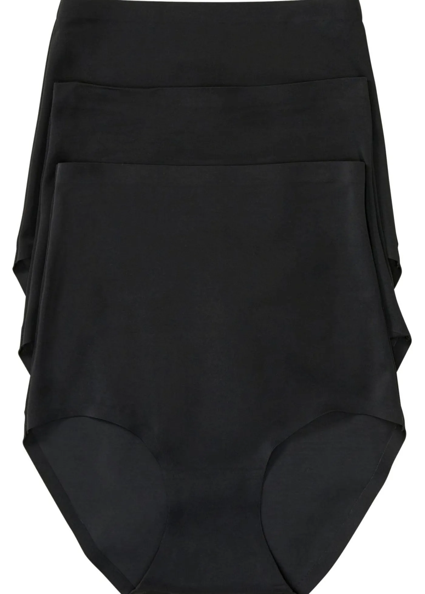 bonprix bonprix Sin Costuras|Básicos>Braguita con efecto moldeador medio (3 unidades) Negro