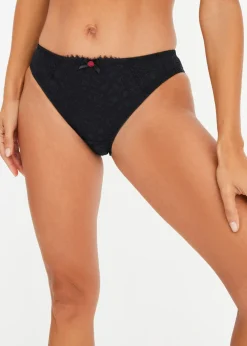 bonprix bonprix Lencería|Bragas>Braguita con encaje Negro