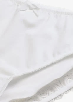 bonprix bonprix Bragas>Braguita con encaje suave Blanco