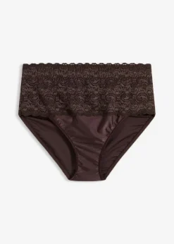 bonprix bonprix Temática·Lencería De Primavera|Ropa Interior Moldeadora>Braguita con fuerte efecto moldeador (2 unidades) Marrón oscuro