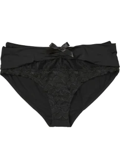 bonprix bonprix Lencería|Lencería Sexy>Braguita con poliamida reciclada Negro
