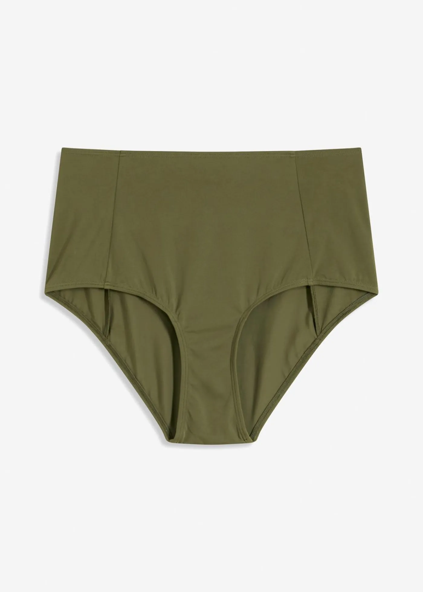 bonprix bonprix Conjuntos De Traje De Baño|Ropa De Baño Cubridora>Braguita de bikini de talle alto Verde oliva oscuro