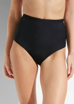 bonprix bonprix Conjuntos De Traje De Baño|Vestidos Moldeadores>Braguita de bikini de tiro alto con ligero efecto moldeador Negro