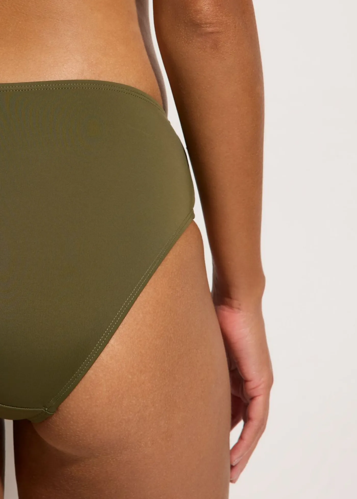 bonprix bonprix Conjuntos De Traje De Baño|Tankinis>Braguita de bikini en paquete doble (2 unidades) Verde oliva oscuro-negro