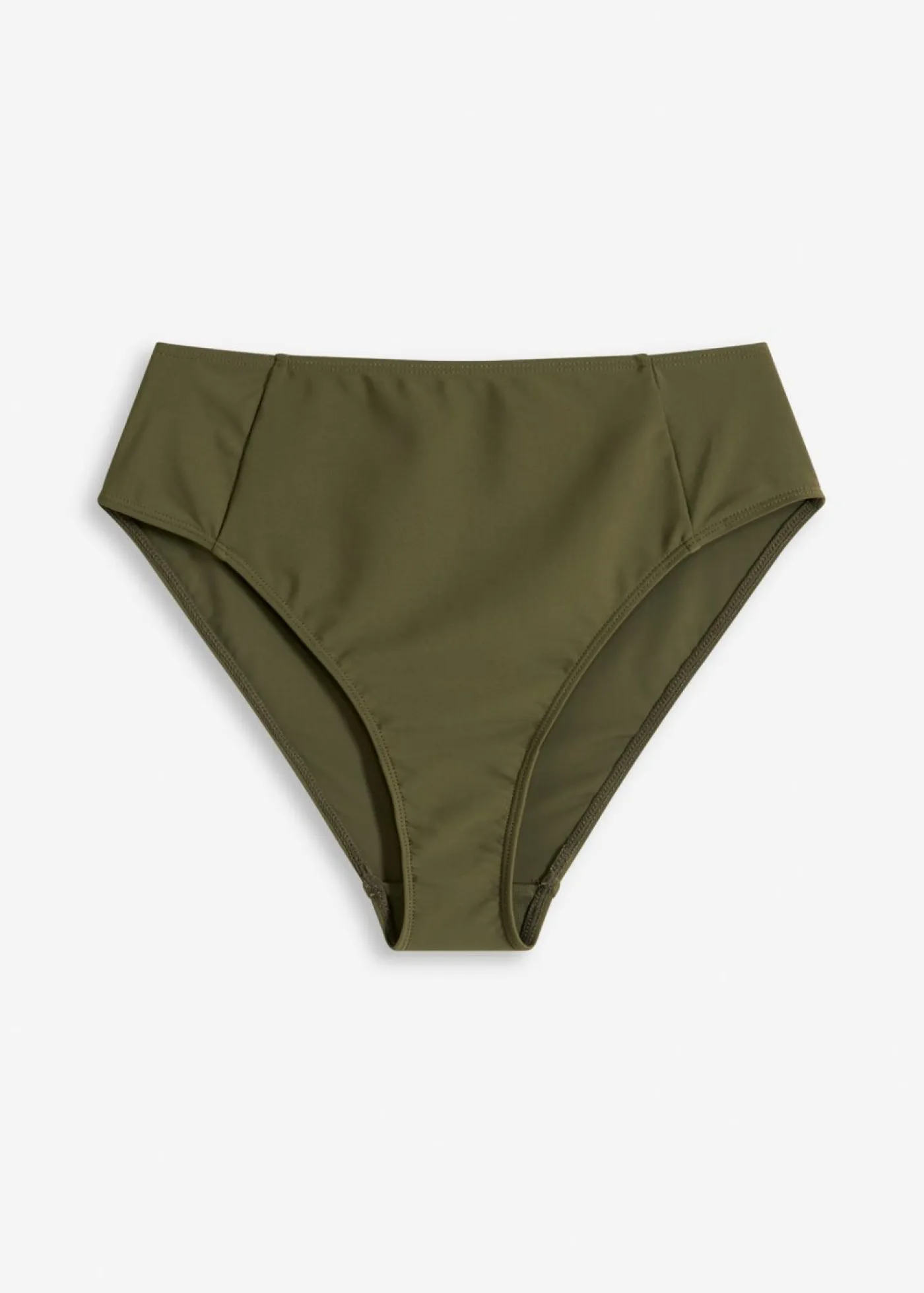bonprix bonprix Conjuntos De Traje De Baño|Tankinis>Braguita de bikini highwaist con pernera alta Verde oliva oscuro