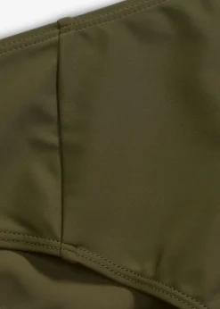 bonprix bonprix Conjuntos De Traje De Baño|Tankinis>Braguita de bikini highwaist con pernera alta Verde oliva oscuro
