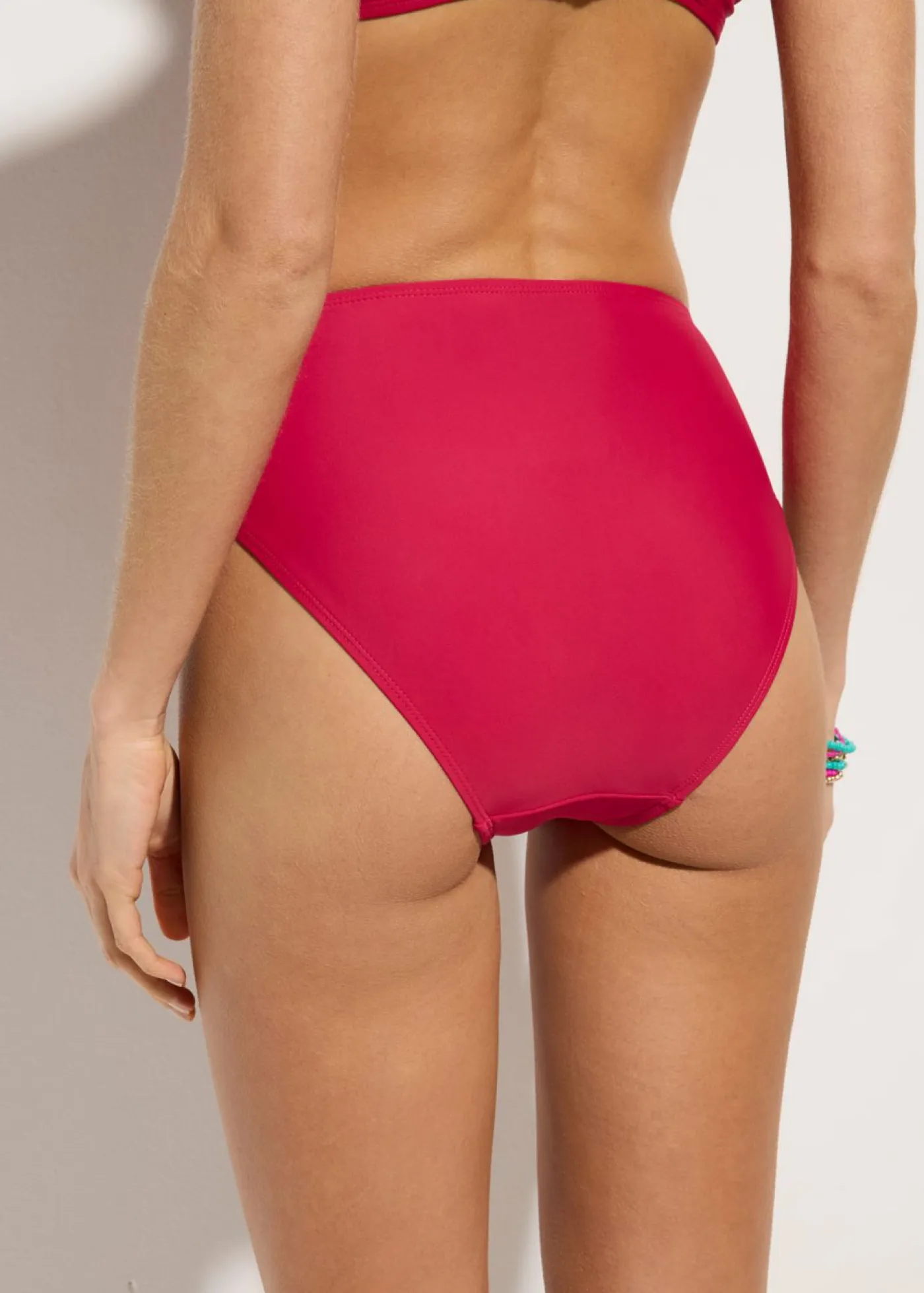 bonprix bonprix Conjuntos De Traje De Baño|Tankinis>Braguita de bikini highwaist con pernera alta fucsia