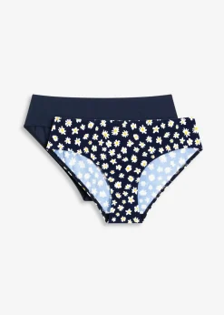 bonprix bonprix Conjuntos De Traje De Baño|Tankinis>Braguita de bikini (2 unidades) Azul marino + azul marino