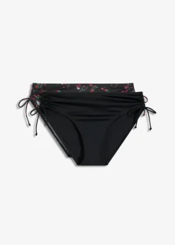 bonprix bonprix Conjuntos De Traje De Baño|Tankinis>Braguita de bikini (2 unidades) Negro-negro