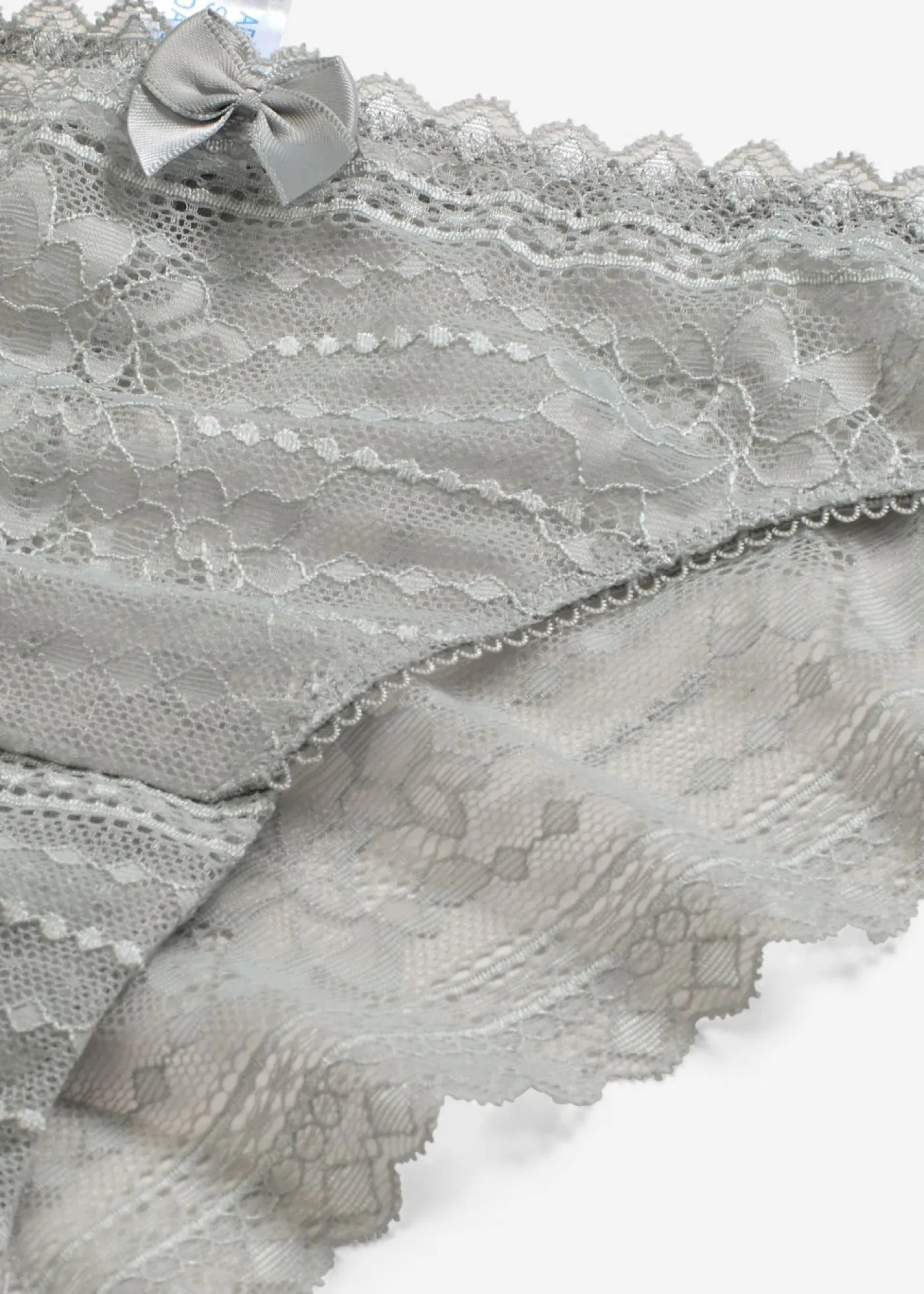 bonprix bonprix Lencería|Bragas>Braguita de encaje Gris-plata