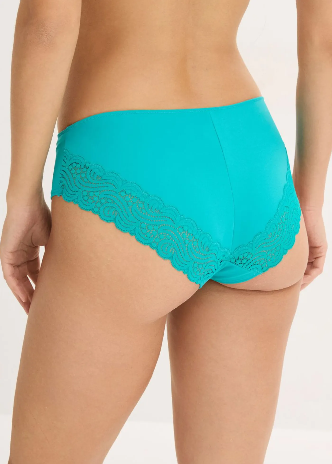 Mujer bonprix bonprix Braguita hipster con encaje (4 unidades)