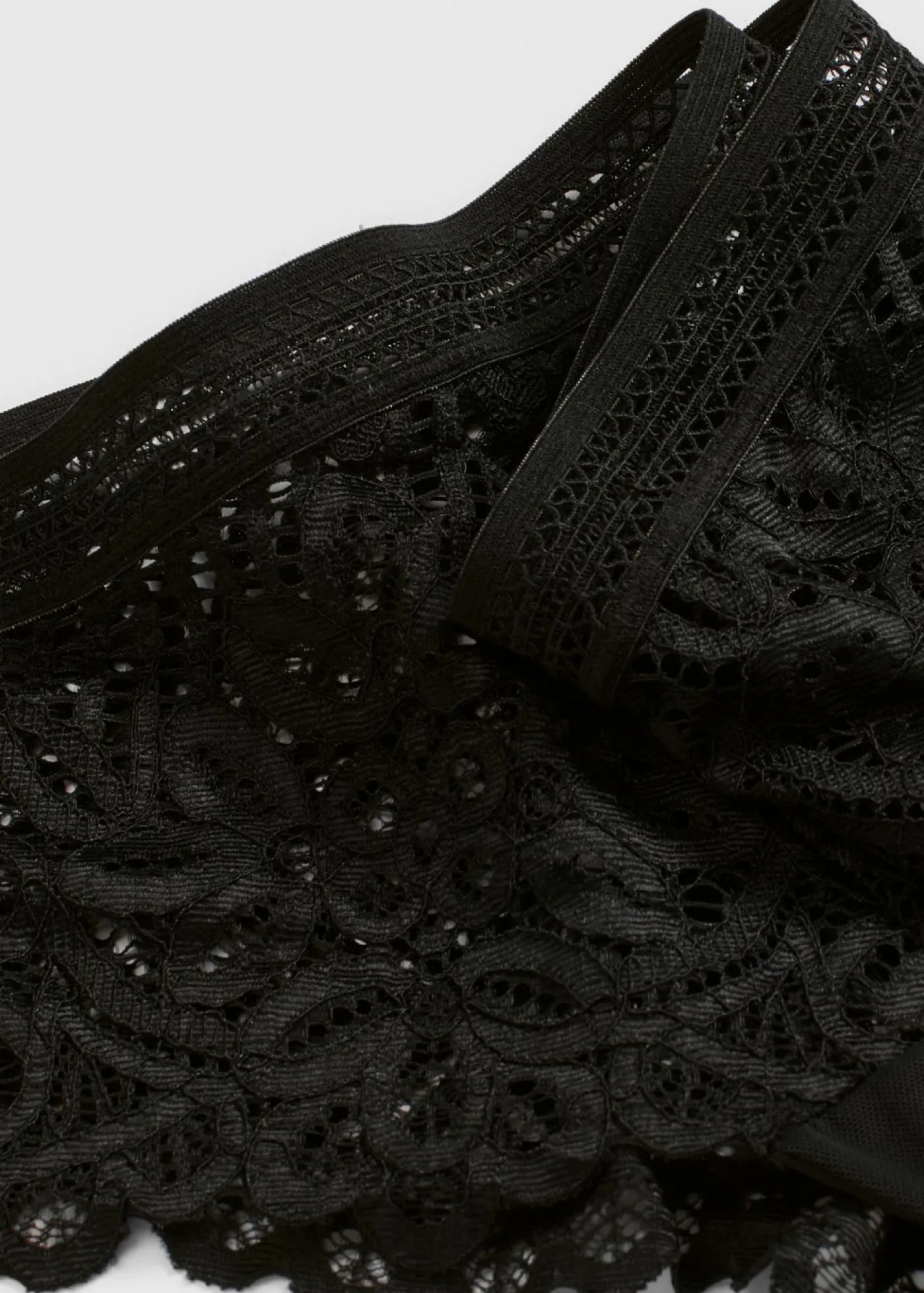 bonprix bonprix Lencería|Bragas>Braguita hipster de encaje elegante Negro